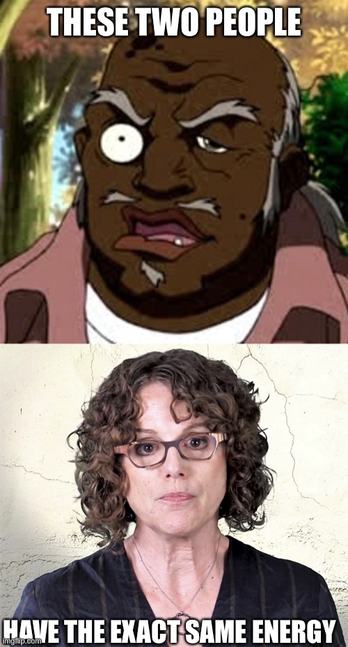One is a cartoonish, race baiting, buffoon. The other is Uncle Ruckus | THESE TWO PEOPLE; HAVE THE EXACT SAME ENERGY | image tagged in memes,the boondocks,politics | made w/ Imgflip meme maker