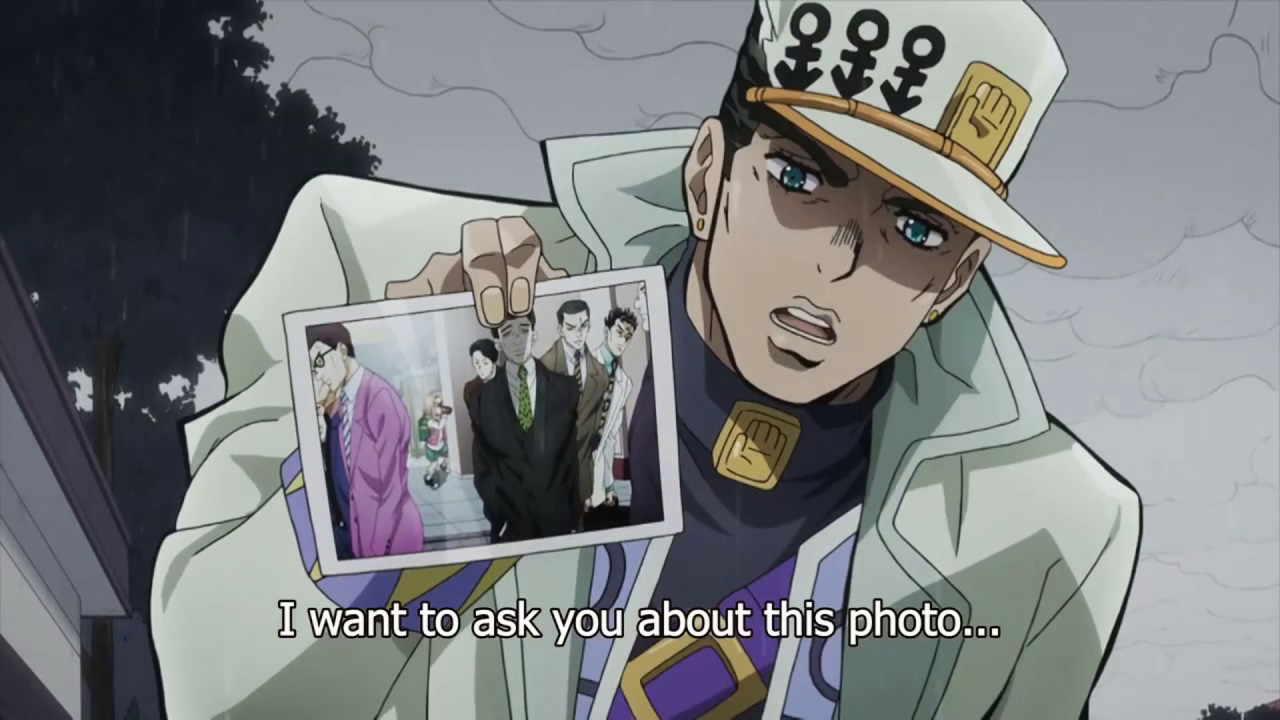 JoJo's Bizarre Adventure Jotaro I want to ask you about this Blank Meme Template
