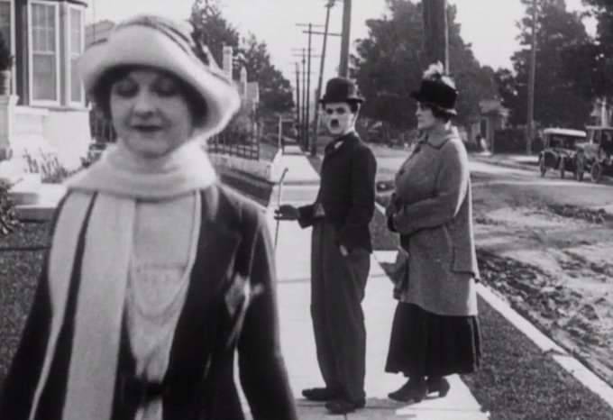 High Quality Distracted Chaplin Blank Meme Template