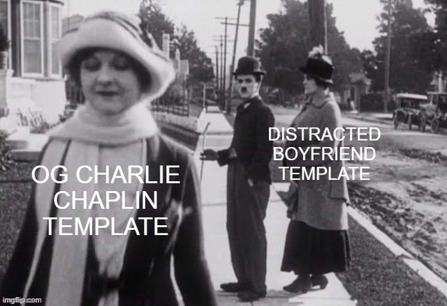 charlie did it first | image tagged in charlie chaplin,funny,front page,dank memes,stop reading the tags | made w/ Imgflip meme maker