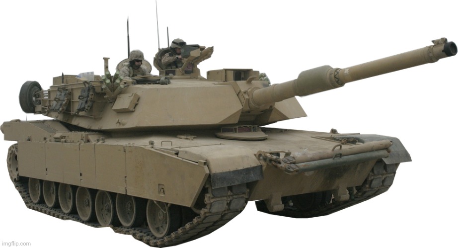 M1 Abrams tank | image tagged in m1 abrams,transparent,stickers,i didnt make this,i found it on klipartzdotcom | made w/ Imgflip meme maker
