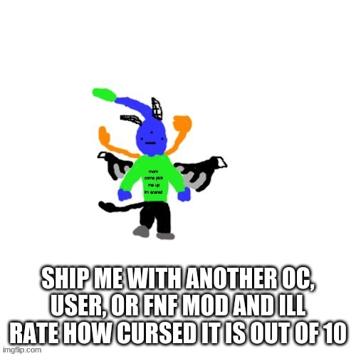 Pikmin Carlos "mom come pick me up im scared" | SHIP ME WITH ANOTHER OC, USER, OR FNF MOD AND ILL RATE HOW CURSED IT IS OUT OF 10 | image tagged in pikmin carlos mom come pick me up im scared | made w/ Imgflip meme maker