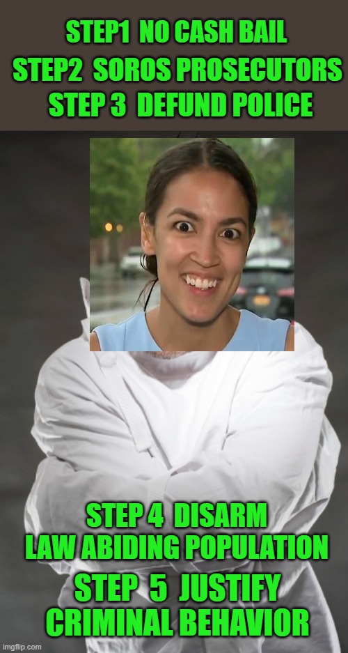 yep | STEP2  SOROS PROSECUTORS; STEP1  NO CASH BAIL; STEP 3  DEFUND POLICE; STEP 4  DISARM LAW ABIDING POPULATION; STEP  5  JUSTIFY CRIMINAL BEHAVIOR | image tagged in democrats,fascism | made w/ Imgflip meme maker