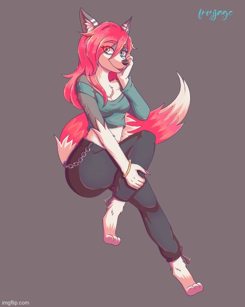 Not my art. | image tagged in furry | made w/ Imgflip meme maker
