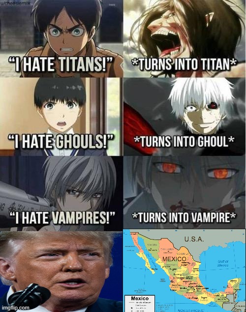 while the template's still relevant | image tagged in i hate titans turns into titan | made w/ Imgflip meme maker