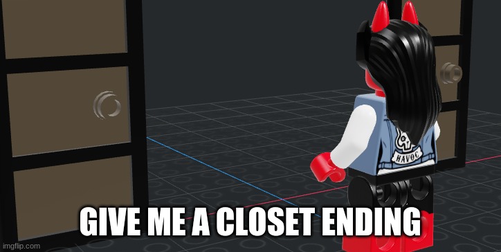 bored | GIVE ME A CLOSET ENDING | made w/ Imgflip meme maker
