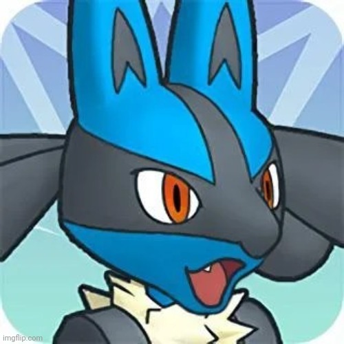 Lucario Poggers | image tagged in lucario poggers | made w/ Imgflip meme maker