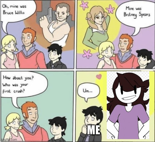 Fictional Crush | ME | image tagged in fictional crush,jaiden animations | made w/ Imgflip meme maker
