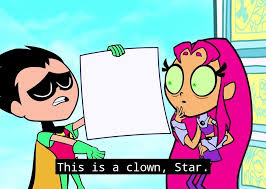 this is a clown star 2 Blank Meme Template