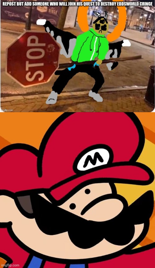 Speedrunner Mario joins the battle! | made w/ Imgflip meme maker