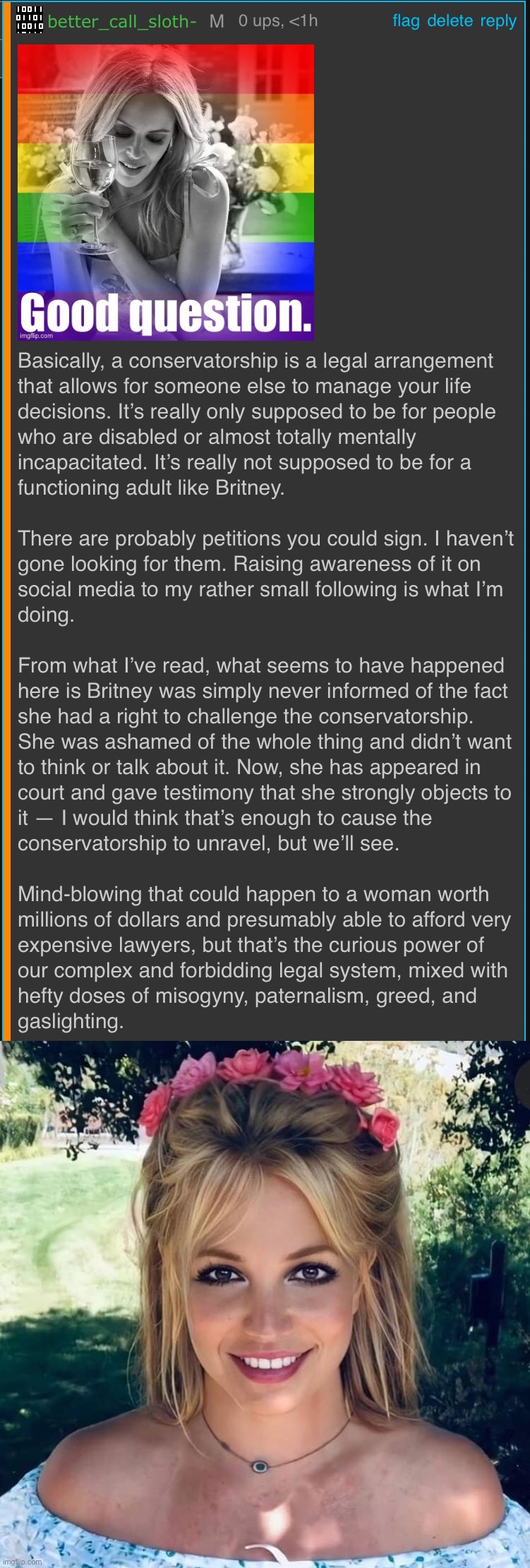 The Britney saga seems far-fetched and twisted. But it could happen to anyone. Learn to spot abusers. Know your rights. | image tagged in kyliefan roast free britney,britney spears,leave britney alone,free britney,freebritney,abuse | made w/ Imgflip meme maker