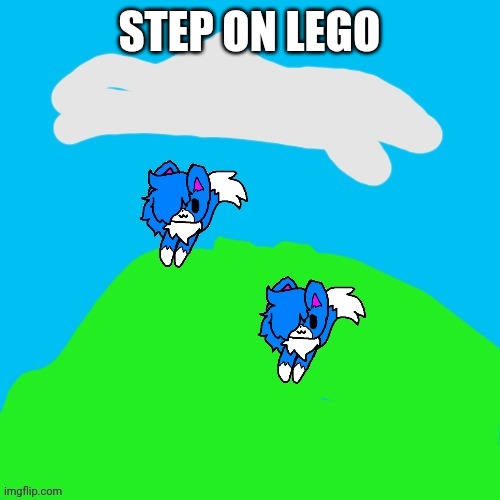 Raining clouds | STEP ON LEGO | image tagged in raining clouds | made w/ Imgflip meme maker