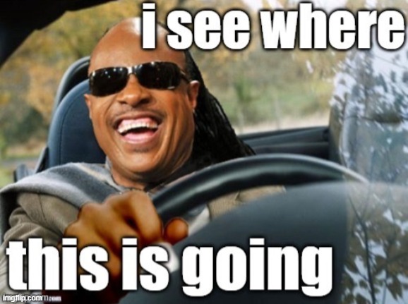 Stevie wonder driving I see where this is going | image tagged in stevie wonder driving i see where this is going | made w/ Imgflip meme maker
