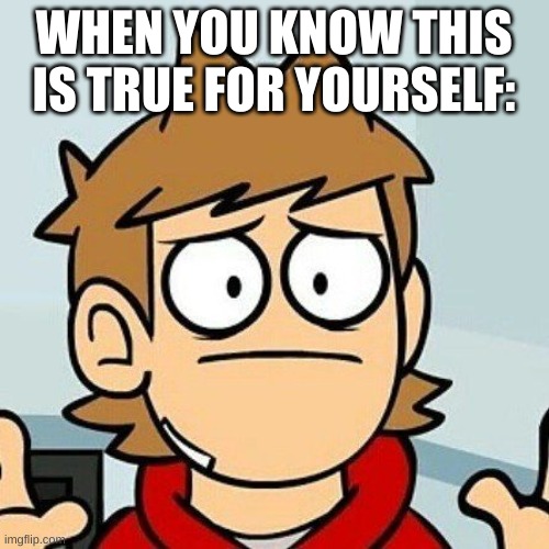 Eddsworld | WHEN YOU KNOW THIS IS TRUE FOR YOURSELF: | image tagged in eddsworld | made w/ Imgflip meme maker