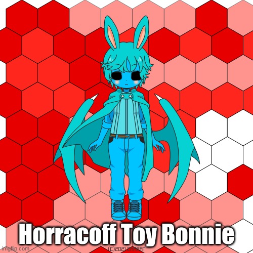Horracoff Toy Bonnie | image tagged in charat,fnaf2 | made w/ Imgflip meme maker