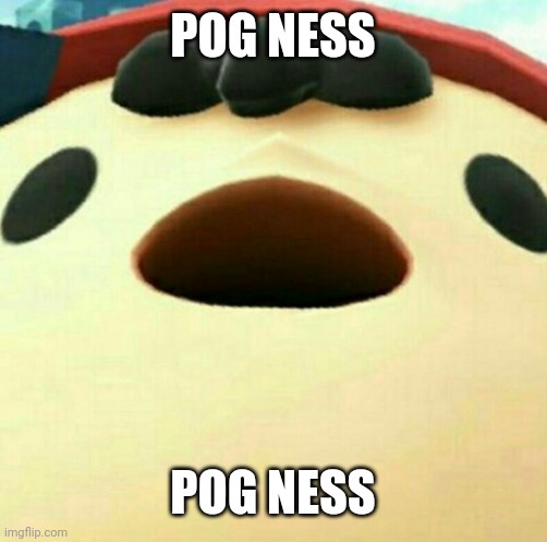 . | POG NESS; POG NESS | image tagged in ness | made w/ Imgflip meme maker