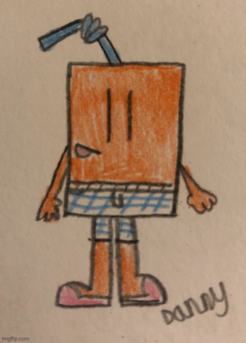 Juicer in boxers | image tagged in juicer,ocs | made w/ Imgflip meme maker