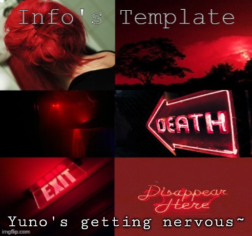 Yuno's getting nervous~ | image tagged in info-chan | made w/ Imgflip meme maker