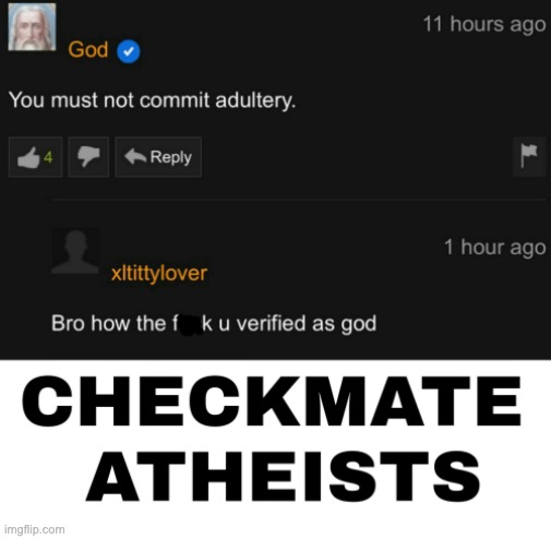 no offense atheists | image tagged in god is love,god,christianity,do athiests go to hell,maybe,depends | made w/ Imgflip meme maker