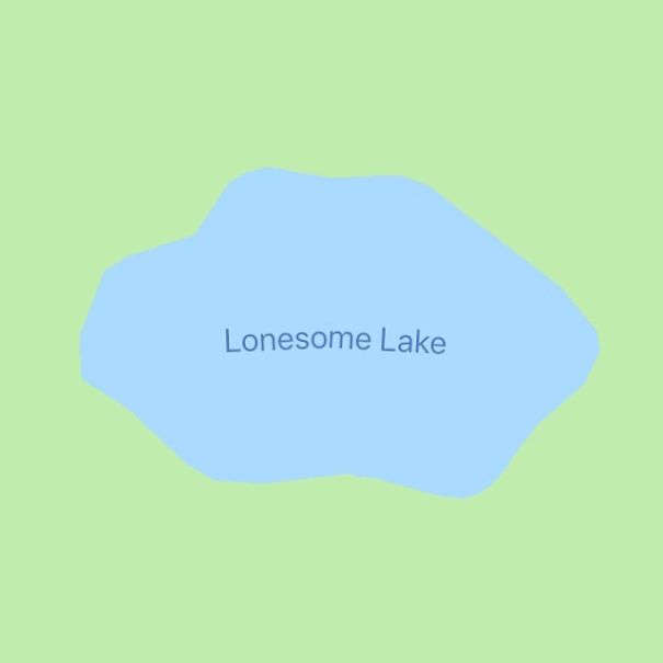 High Quality Lonesome lake Blank Meme Template