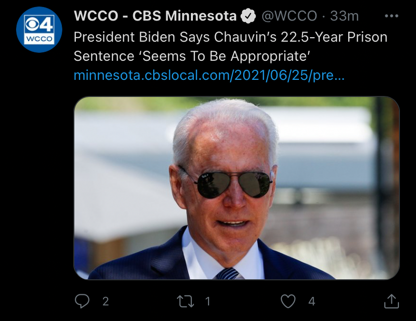 Biden Chauvin sentence Blank Meme Template