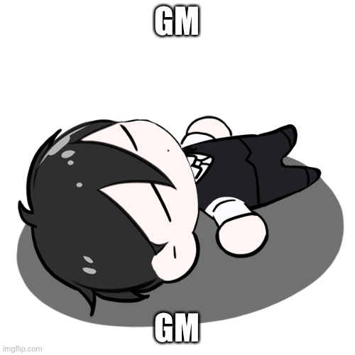 E | GM; GM | image tagged in sunny says goodnight | made w/ Imgflip meme maker