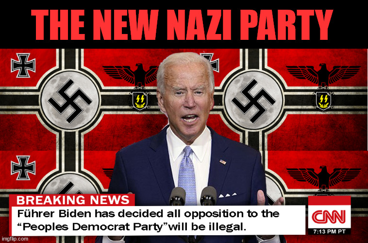 Democrats the new nazi party | THE NEW NAZI PARTY | made w/ Imgflip meme maker