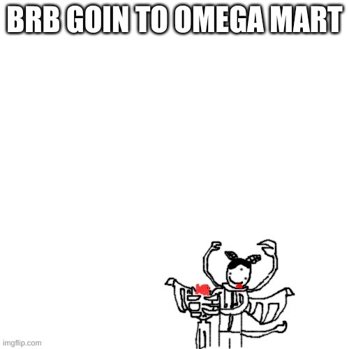 Carlos cronching on someones head | BRB GOIN TO OMEGA MART | image tagged in carlos cronching on someones head | made w/ Imgflip meme maker