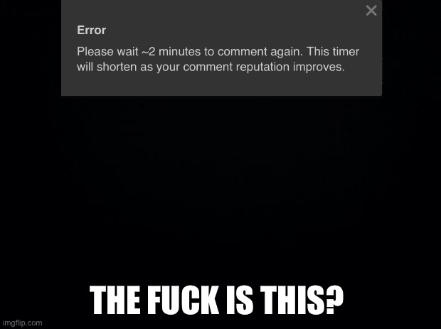 Black background | THE FUCK IS THIS? | image tagged in black background | made w/ Imgflip meme maker