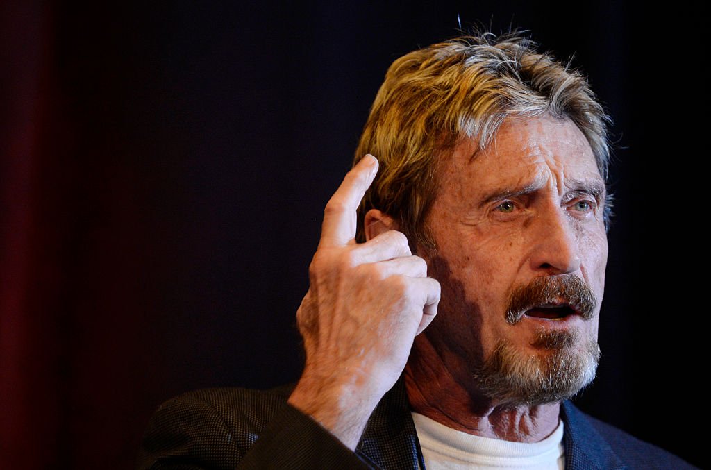 High Quality john mcafee Blank Meme Template