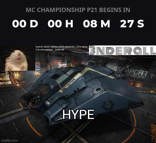 HYPE | image tagged in 3nderall announcement temp | made w/ Imgflip meme maker