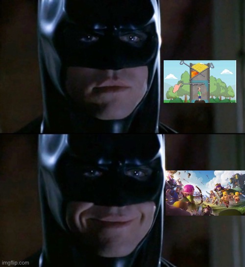 Mobile game ads | image tagged in memes,batman smiles,mobile game ads,fun,batman | made w/ Imgflip meme maker