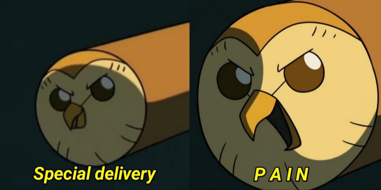 High Quality Special delivery: PAIN Blank Meme Template