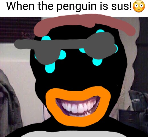 High Quality Sus Pingucci Blank Meme Template