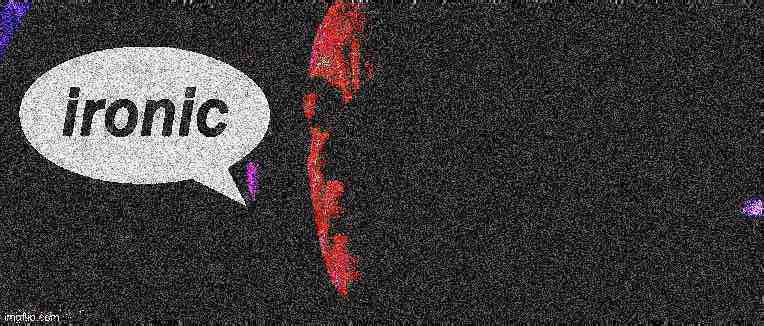 Emperor Palpatine ironic text bubble deep-fried 2 Blank Meme Template