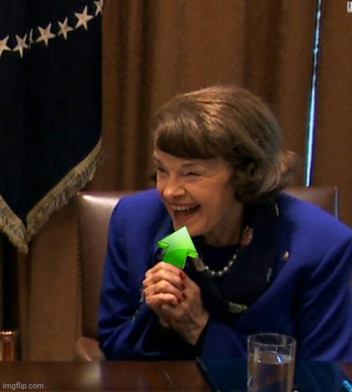 Dianne Feinstein Shlomo hand rubbing | image tagged in dianne feinstein shlomo hand rubbing | made w/ Imgflip meme maker