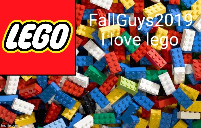 High Quality FallGuys2019 lego announcement template Blank Meme Template