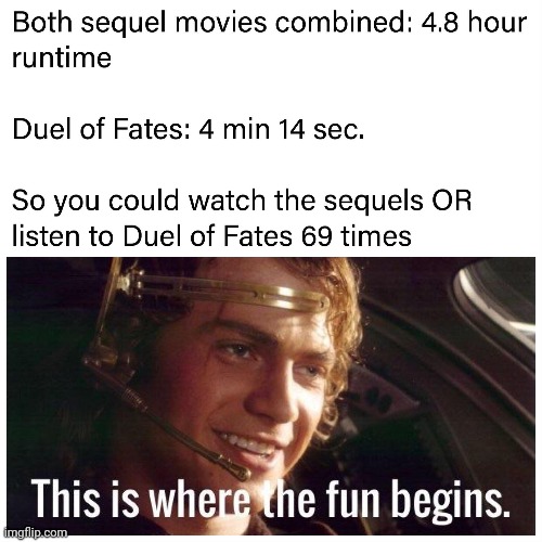 *Duel of the Fates intensifies* | made w/ Imgflip meme maker