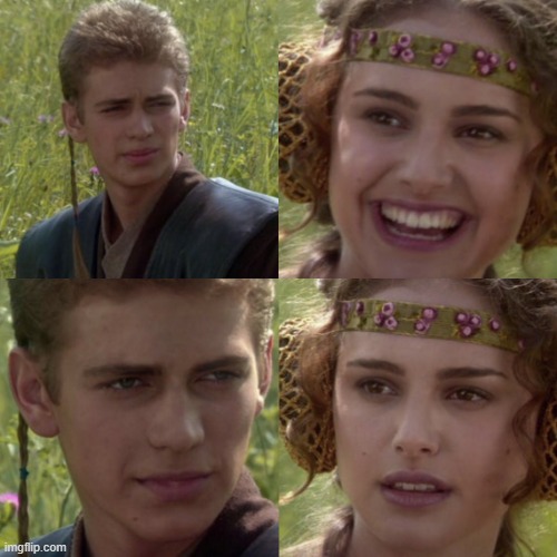 High Quality right anakin? Blank Meme Template