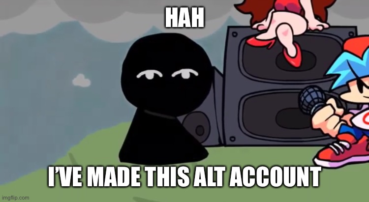 Cry about it | HAH; I’VE MADE THIS ALT ACCOUNT | image tagged in lenny bob | made w/ Imgflip meme maker