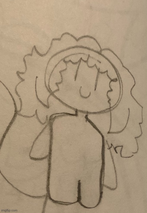 This is the first thing that I’ve drawn on paper in 2 years - | image tagged in no one asked but ok,e | made w/ Imgflip meme maker