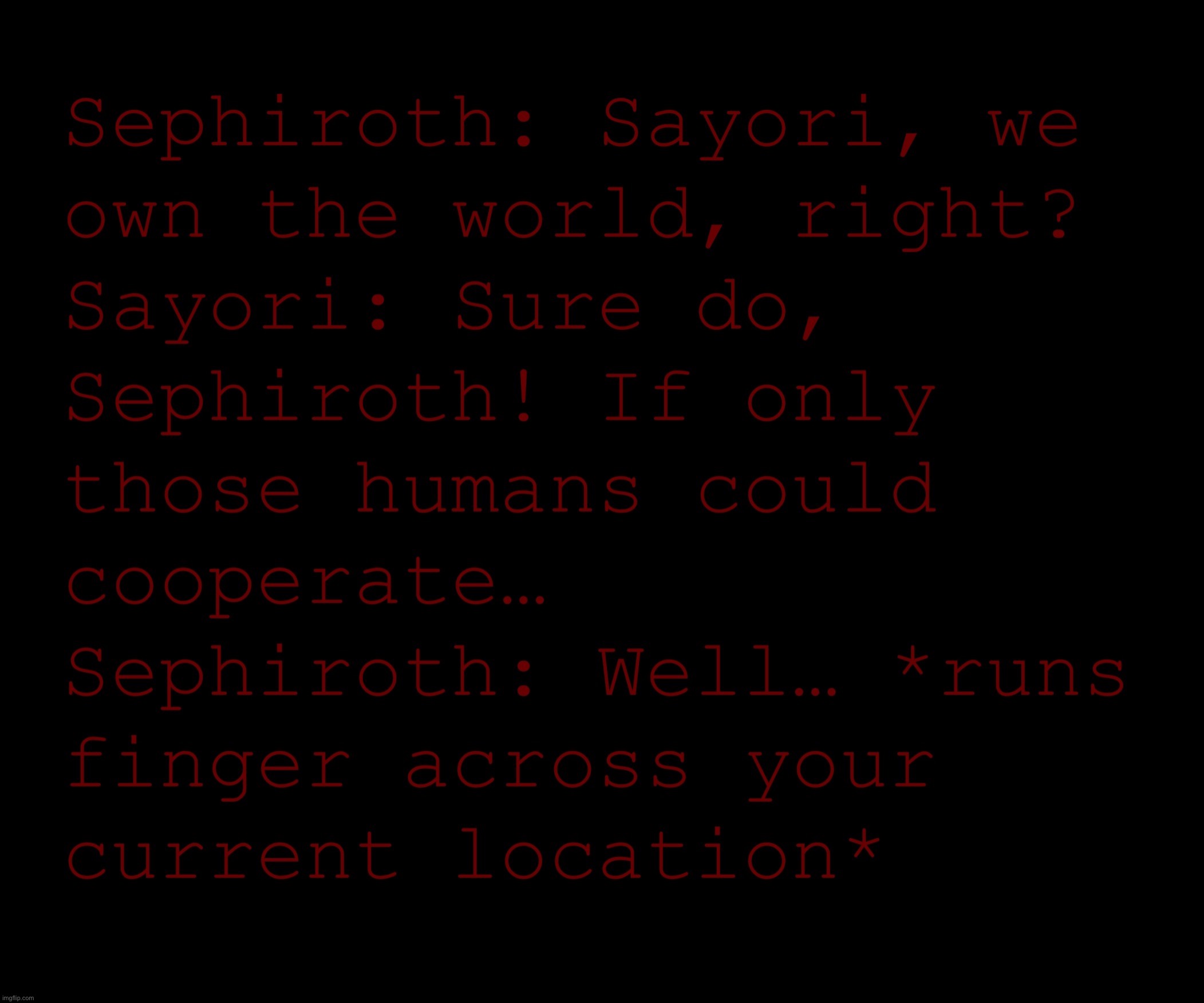 Sayori and Sephiroth | Same thing but higher quality | image tagged in sayori and sephiroth | made w/ Imgflip meme maker