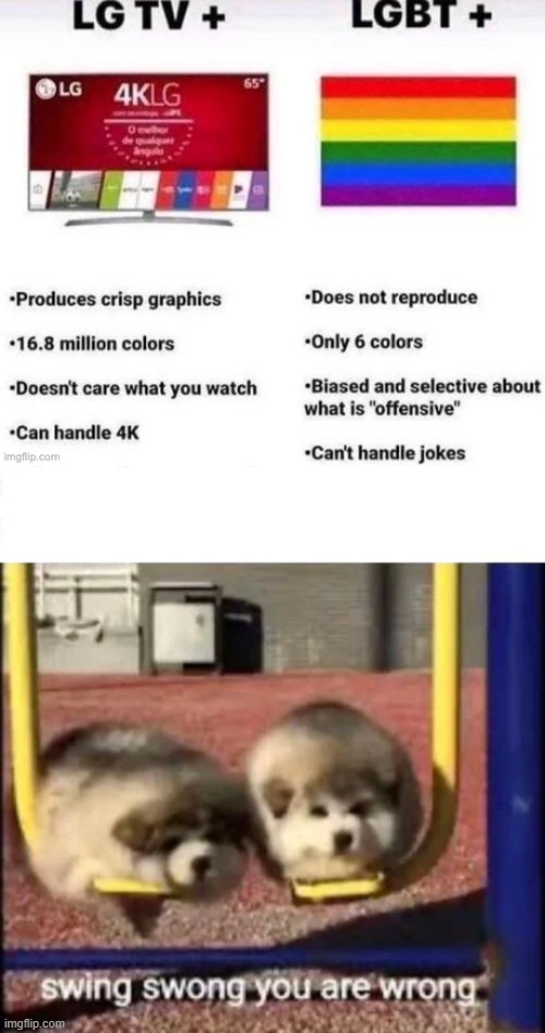 . | image tagged in swing swong you are wrong | made w/ Imgflip meme maker