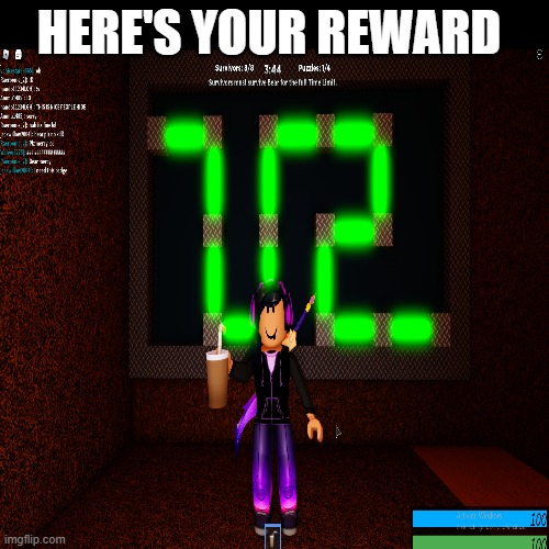 HERE'S YOUR REWARD | made w/ Imgflip meme maker