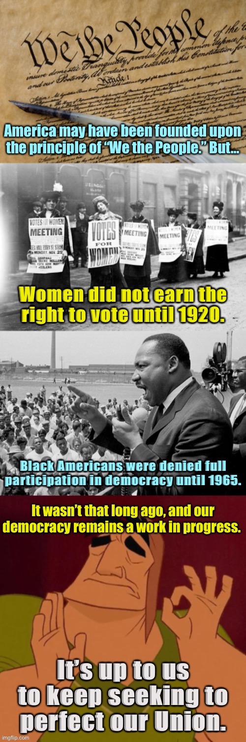 Much attention is given to our “Founding Fathers,” but let’s not forget those who came after. | image tagged in american foundings,historical meme,history,american history,equal rights,civil rights | made w/ Imgflip meme maker