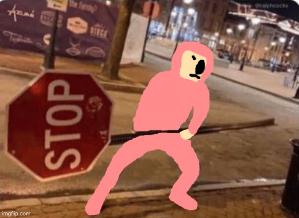 Man holding a stop sign | image tagged in man holding a stop sign | made w/ Imgflip meme maker