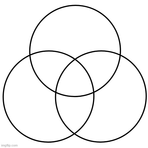 3 Circles | image tagged in 3 circles | made w/ Imgflip meme maker