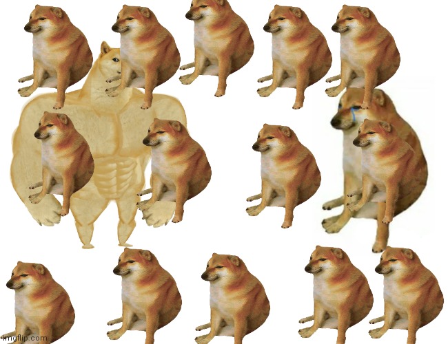 Cheems army/ attack of the Cheems | image tagged in memes,buff doge vs cheems | made w/ Imgflip meme maker