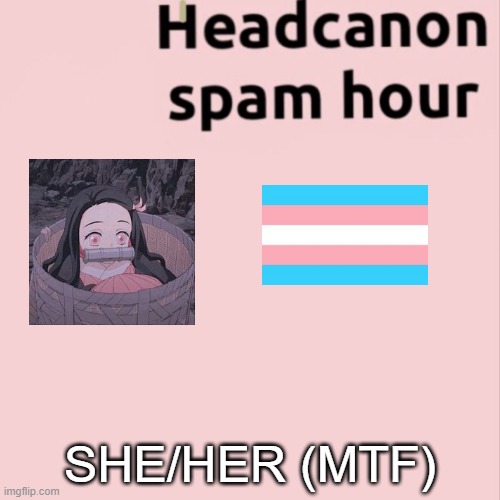 SHE/HER (MTF) | made w/ Imgflip meme maker