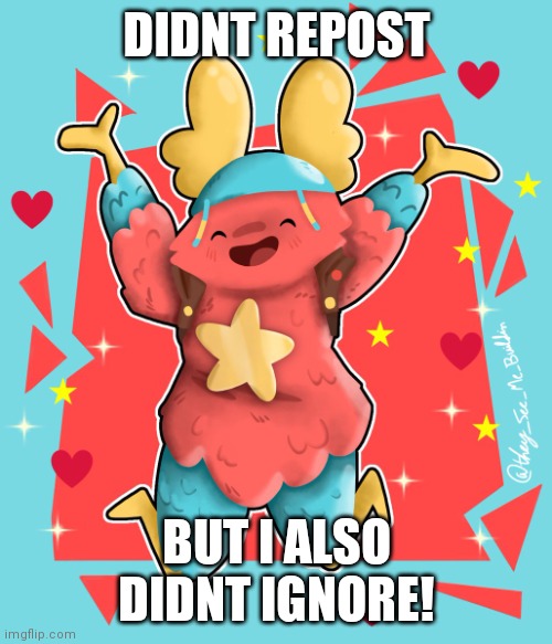 LeGuffGamerMemer | DIDNT REPOST BUT I ALSO DIDNT IGNORE! | image tagged in leguffgamermemer | made w/ Imgflip meme maker